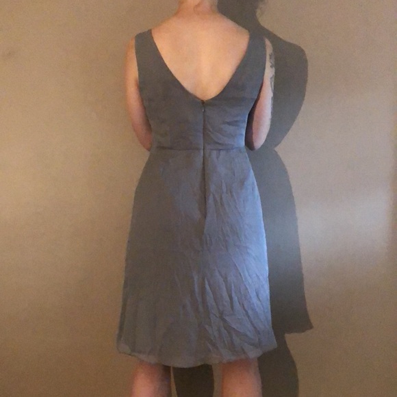 J Crew Outlet Gray Formal Dress size 10 - Picture 3 of 8